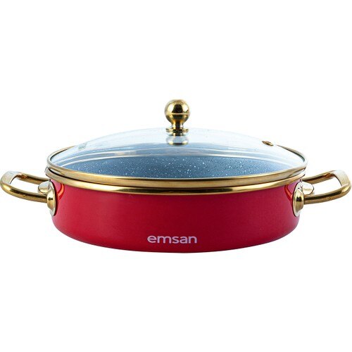 Emsan Troy – housse souple de 20 cm, saran rouge