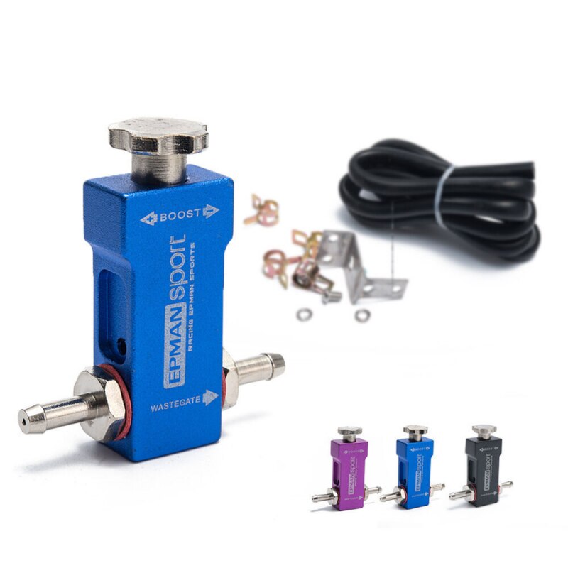 Universal Adjustable Manual Turbo Racing Boost Controller 1-30 PSI Blue For BMW