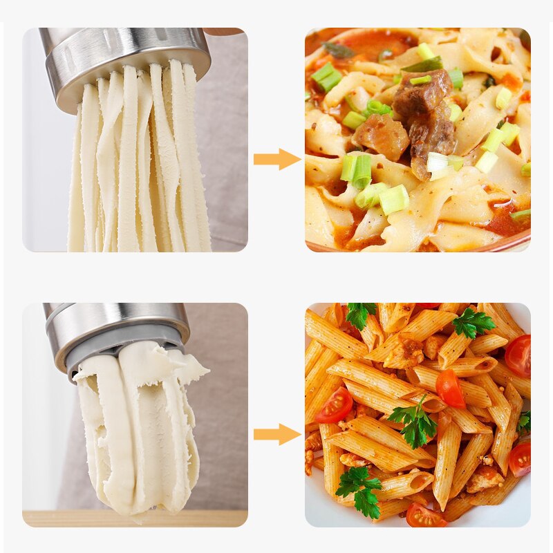 Pasta Machine Stainless Steel Noodle Maker Press Pasta Machine Kitchen Pressing Spaghetti Crank Cutting Noodle Maker Tools
