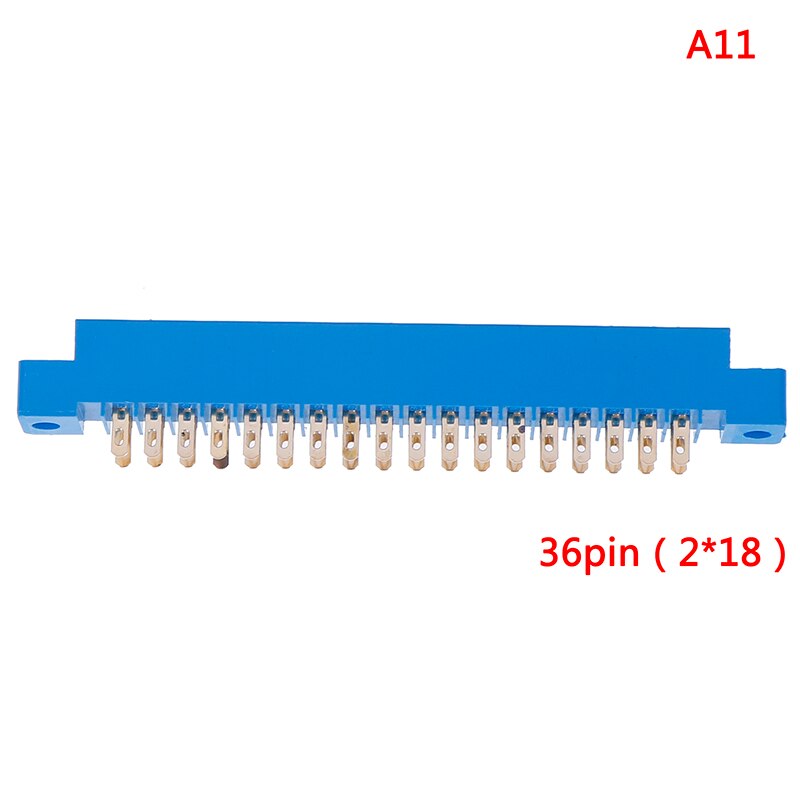 Vendita calda 1PC serie 805 3.96mm passo PCB Slot scheda di saldatura connettori bordo 8-72 Pin 16 stili: A11