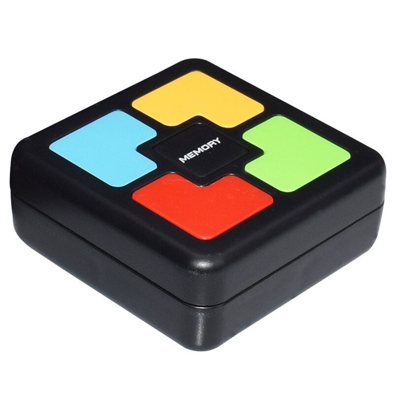 Máquina de juego de memoria educativa con luces, juguete interactivo divertido con sonidos: Square