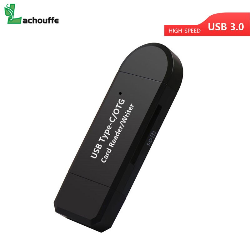 Hochgeschwindigkeits-usb -3.0 -typ - c 2 in 1 otg-kartenleser, universeller usb-tf/sd-kartenleser für smartphones/computer/typ-c-geräte