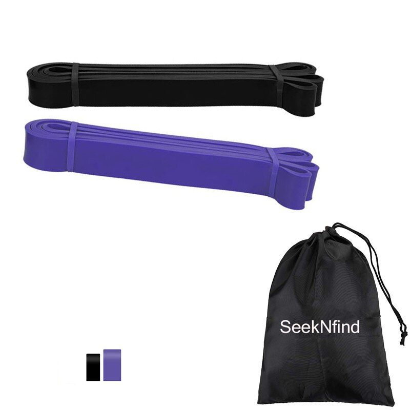 208cm Pull Up Assist Bands Exercise Resistance Bands for Fitness Elastic Band Gym Expander Strengthen Trainning Power-lifting: Set 2