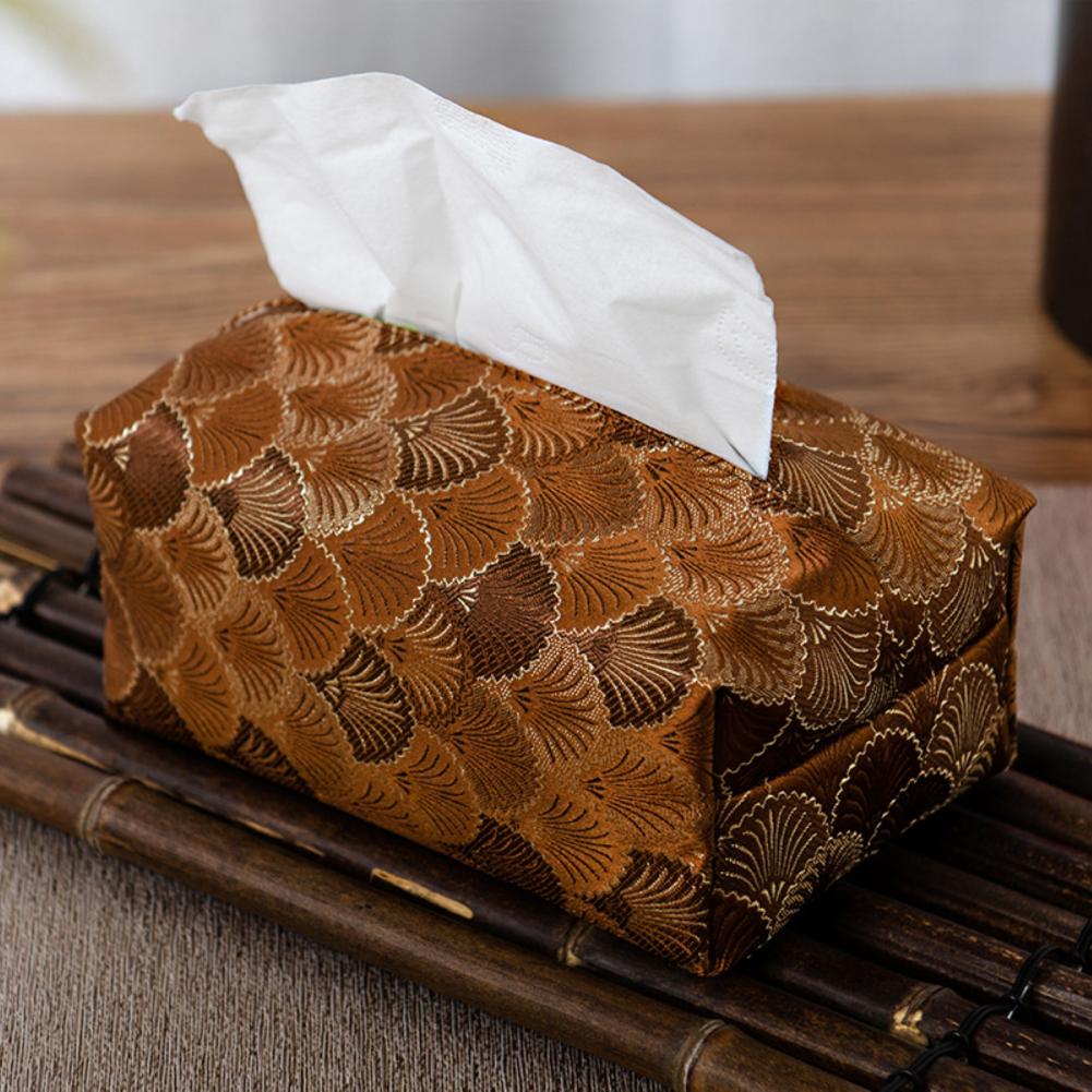 Pretty Tissue Storage Bag Wear-resistant Handmade Aesthetic Tissue Holder Pouch Tissue Box Tissue Case