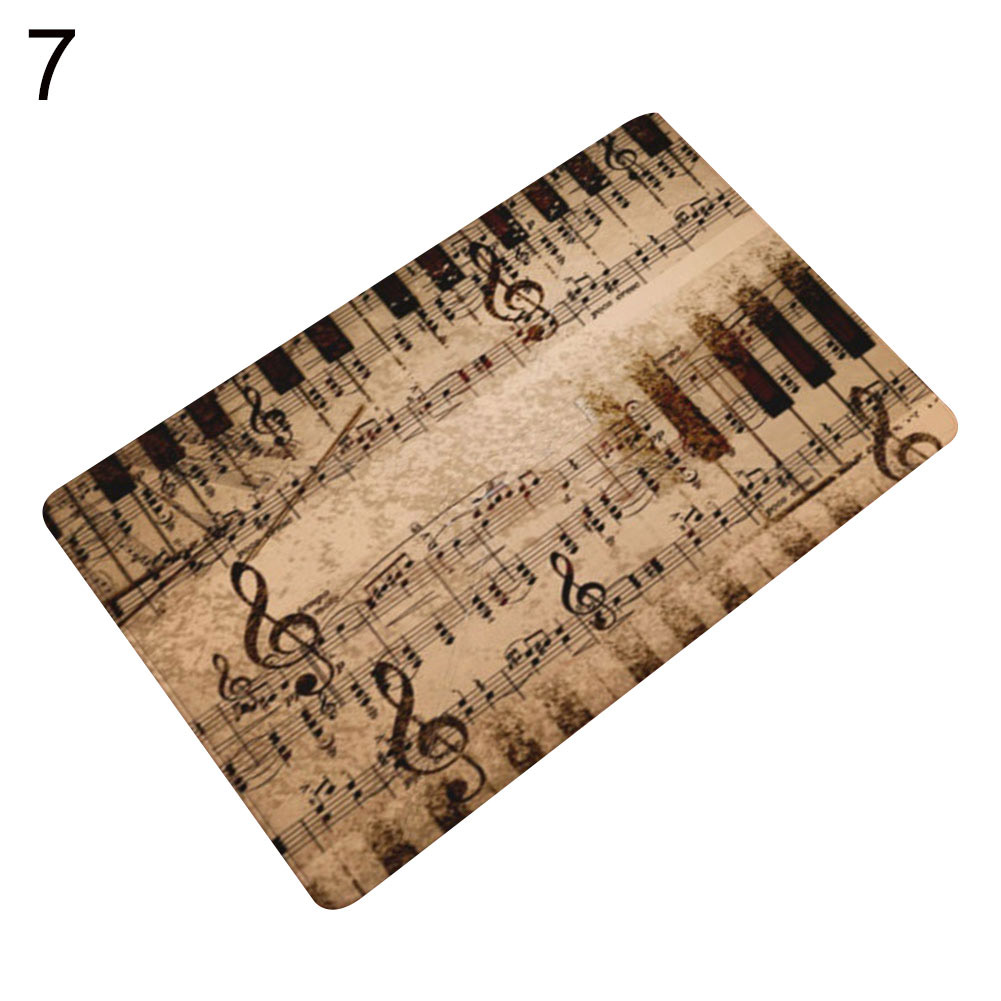Tastiera di pianoforte Nota Porta del Corridoio Zerbino Ingresso Pavimento Tappetini non-scontrino Da Bagno Moquette del Pavimento Zerbino Complementi Arredo Casa di Natale Tastiera di pianoforte: 7