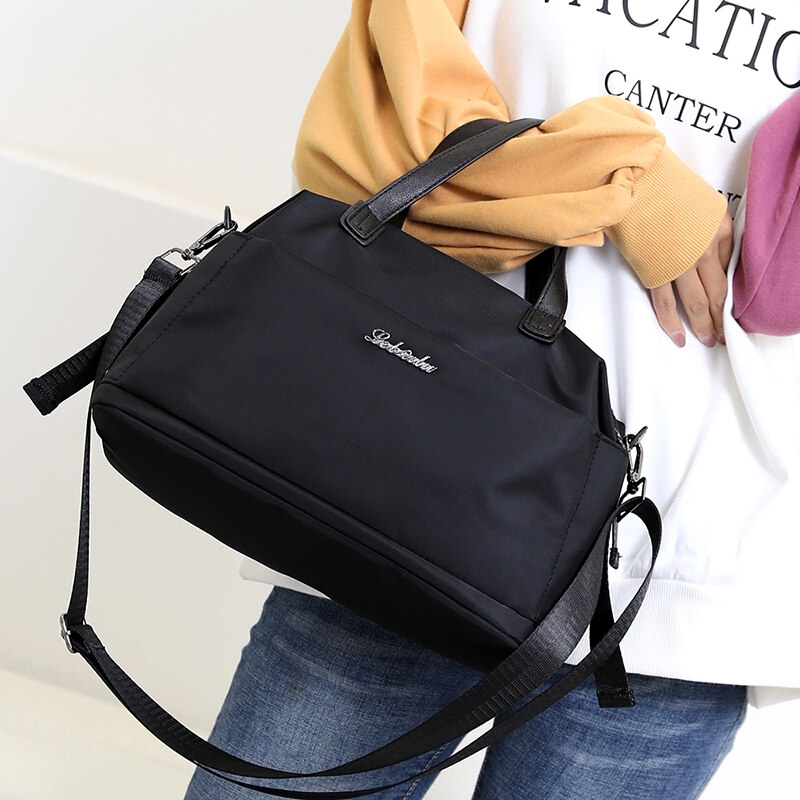 Dames Multi-Pocket Mode Grote Waterdichte Oxford Tote Bag Toevallige Nylon Schoudertas Mummie Zak Grote Capaciteit Canvas Tas