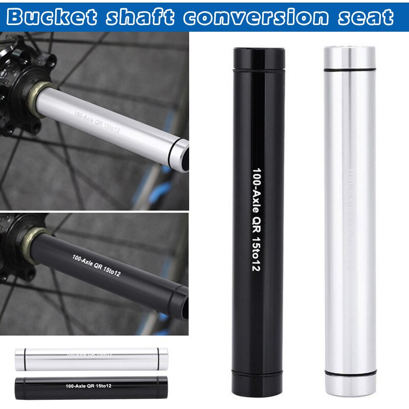 Road Bike Thru Axle Adapter 15mm Thru Axle to 12mm Thru Axle for 100mm Fork Bike Bccessories