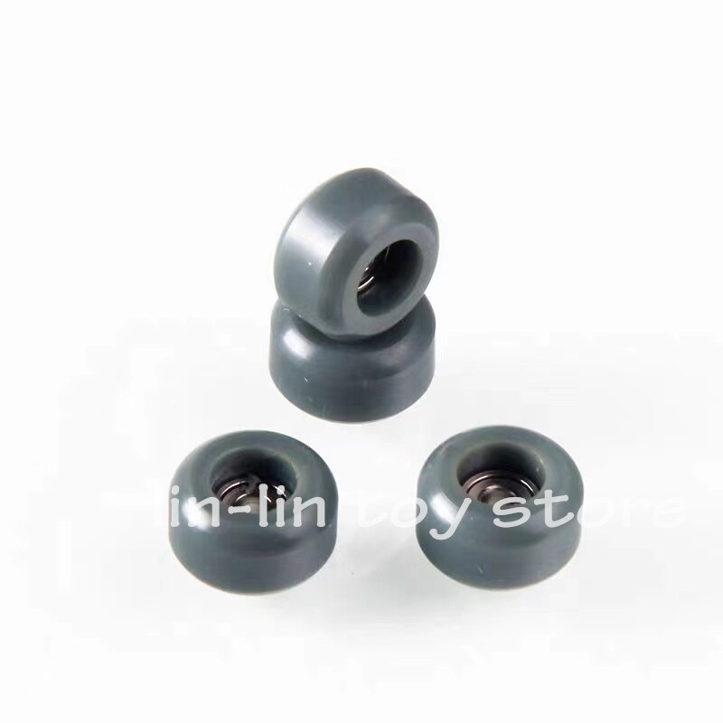 Neuheiten 4 Teile/satz Professionelle PU + Metall Urethan CNC Lagerbier Rad Für Holz Griffbrett Räder: grau