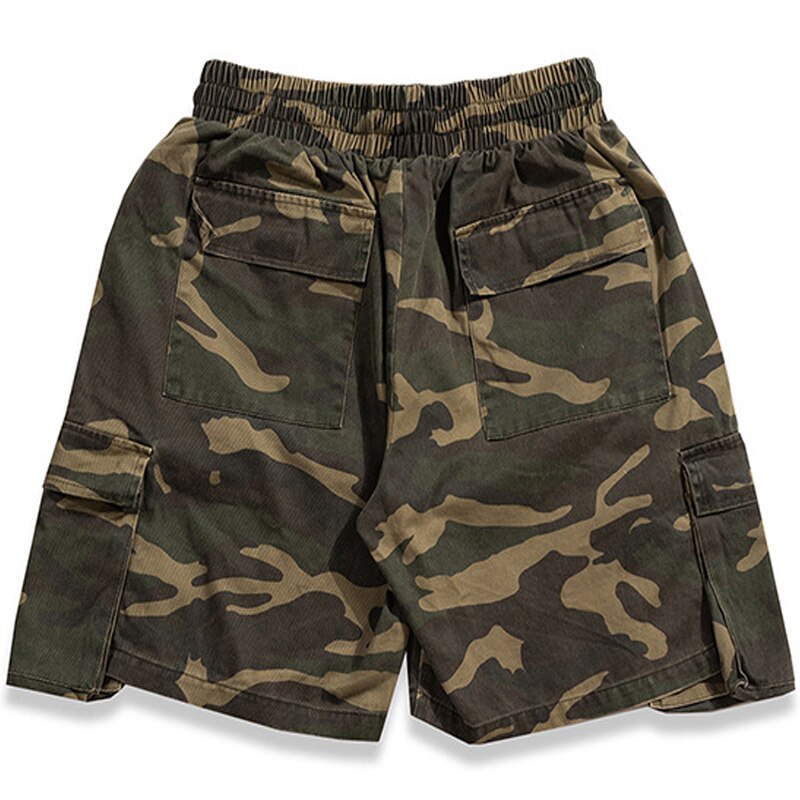 Bf style shorts kvinder vintage multi-lommer camouflage cargo shorts streetwea all match casual cadet camo shorts
