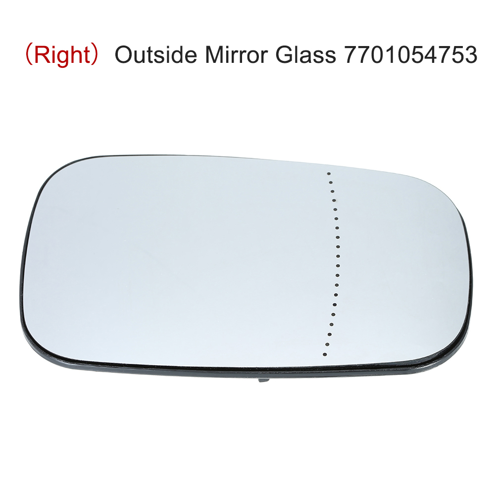 Espejo retrovisor de cristal para MEGANE II 2/LAGUNA II 2/Clio III: Right