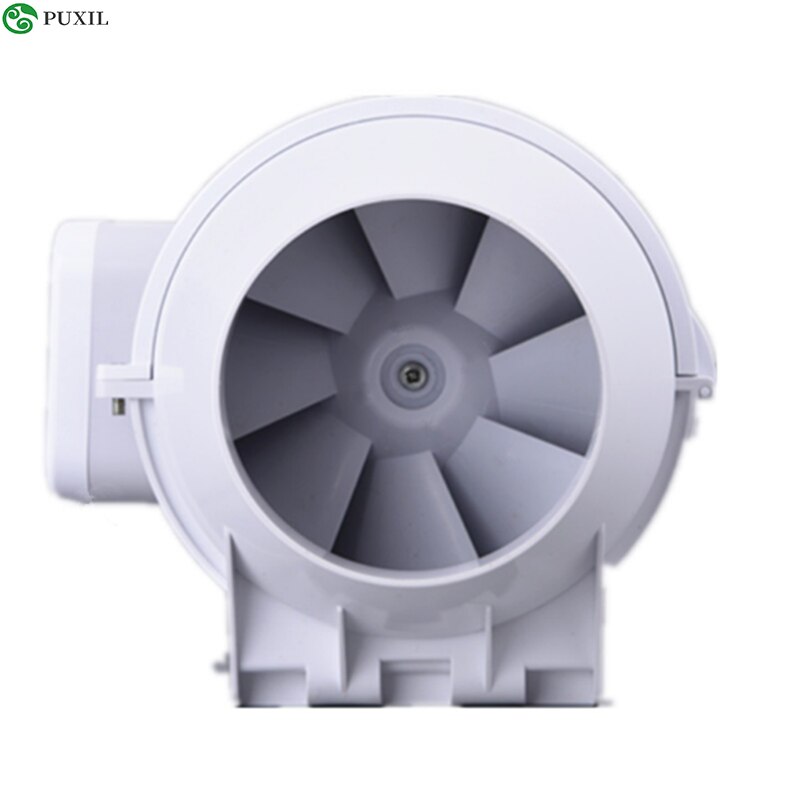 Round duct fan 100 kitchen fumes 4 inch extractor fan bathroom ventilation fan strong extractor silent HF-100S