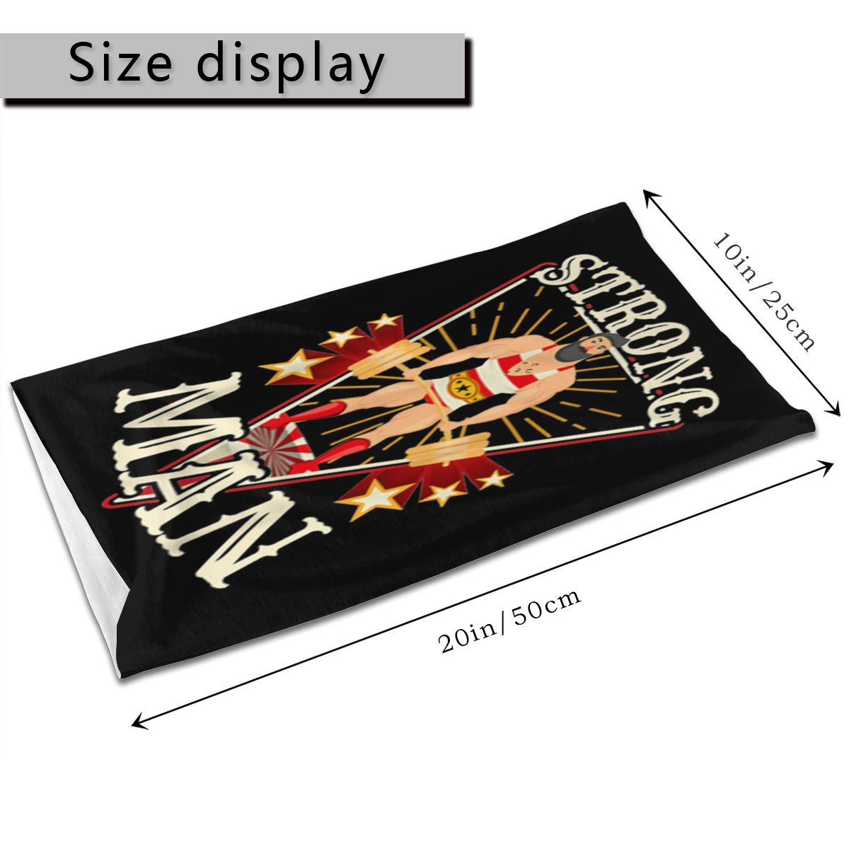 Funny Deadlift Vintage Circus Strongman Costume Colour Animal Top Science Top Cheap Price Dj Scarves Bandana