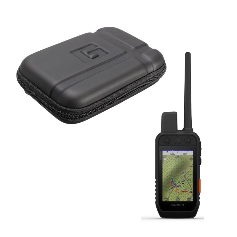 Anti-choque portátil proteger caso saco para gps handheld garmin alpha 200i 100 50 acessórios