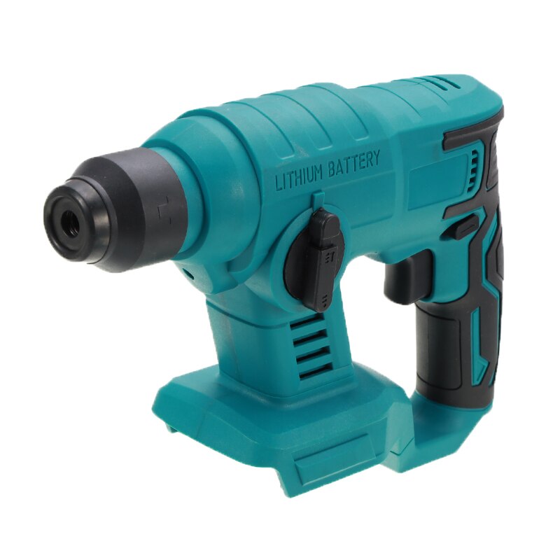 18V Brushless Cordless Electric Hammer Power Drill 4Function Rotary Handle Impact Power Drill Tool For 18V Makita Battery