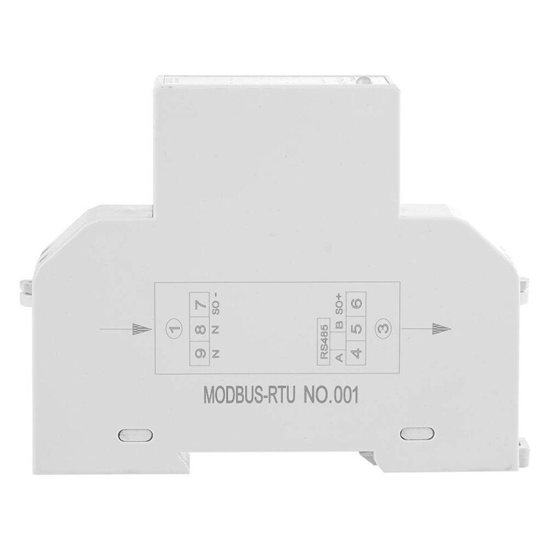 5-100A 220V Energy Meter Single Phase RS485 MODBUS Protocol LCD Backlit Display Din Rail Watt Meter Energy Meter