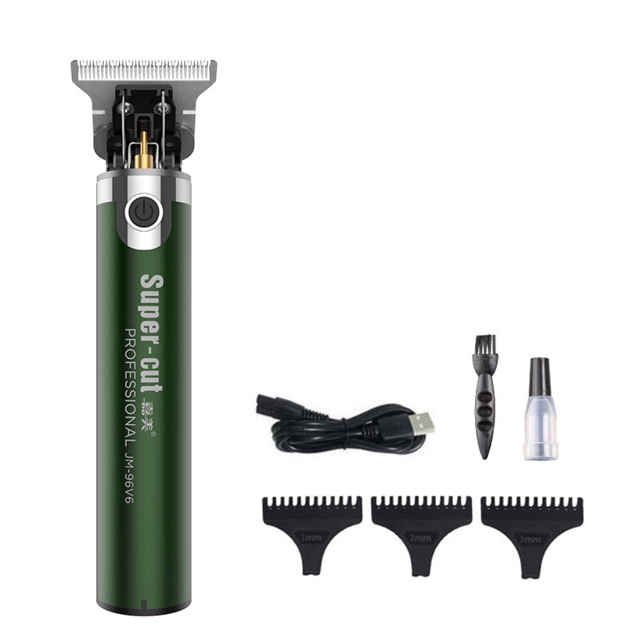 Jame – tondeuse à cheveux électrique professionnelle 96V6 96x4 100-240V, 0.1mm, Machine pour couper les cheveux et la barbe: Green No Box