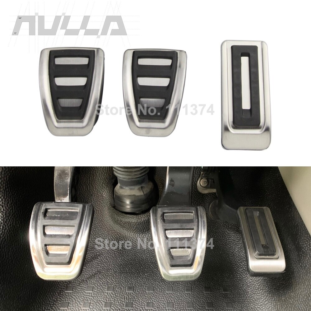 Pedals Kit For VW Multivan T5 T6 Caravelle T6 Stainless Steel Car AT MT Accelerator Gas Brake Pedals Decoration Accessories