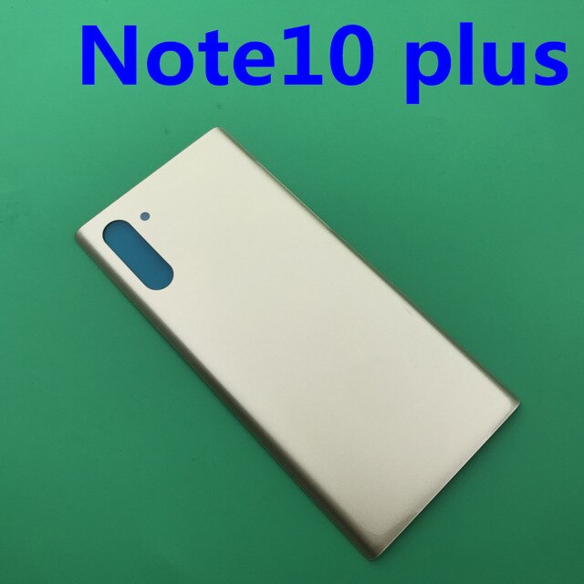 Samsung galaxy note 10 plus 10+  :lle takakansi lasi takaluukun kotelon kansi vaihtopuhelinkotelo samsung note 10: lle: N10 plus kultaa