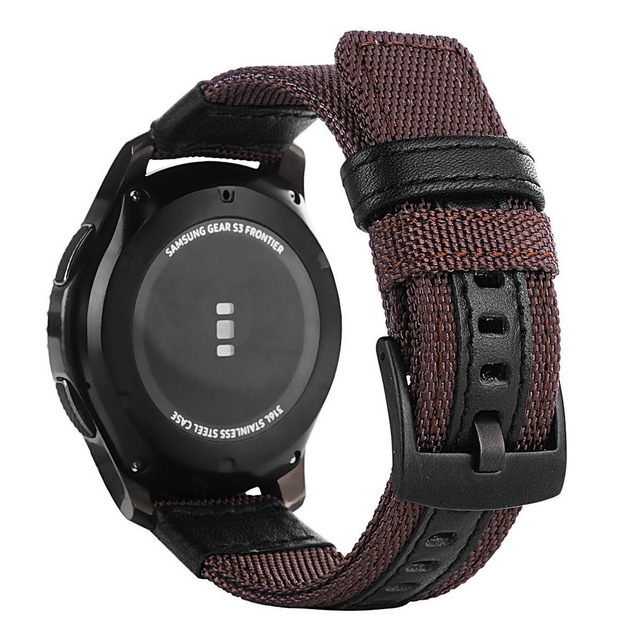 Correa de nailon de 20 a 22mm para Amazfit GTR 4 / 3 Pro/Stratos, pulsera para Amazfit GTS 4 3/Bip 3, pulsera deportiva