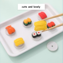 1Ser SchöNe Sushi essen Radiergummi Einfach Bleistifte Reinigung Zeichnung Skizze Schreiben Gummi Für Mädchen freundlicher Schüler Schule Schreibwaren