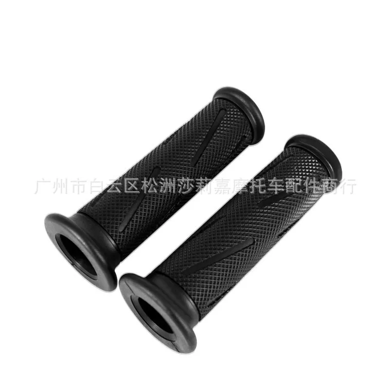 1 Pair 7/8'' Anti-Slip Motorcycle grips hand Moto Handlebar Bar Grips Bicycle Rubber Mountain Cycle Handle Handlebar Bar Grips: black