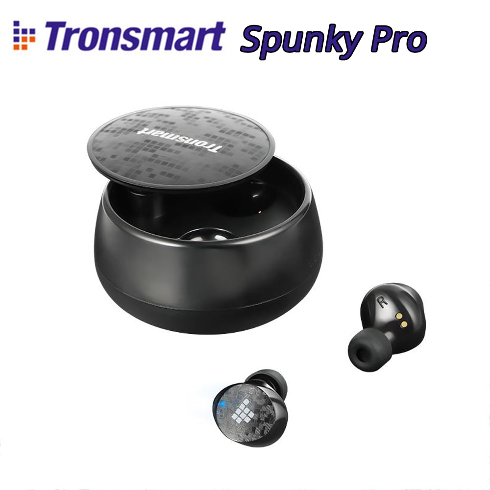 Tronsmart Spunky Pro TWS Bluetooth 5.0 Koptelefoon Echte Draadloze Oordopjes IPX5 Diepe Bass Voice Assistent Draadloos Opladen Headsets