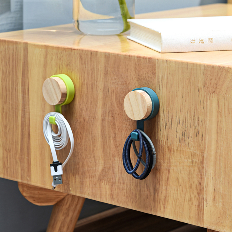 Perchas de madera para colgar en la pared, accesorios de decoración del hogar, de almacenamiento para colgar ropa perchero, llavero