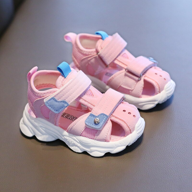 Summer baby sandals for girls boys soft bottom cloth toddler shoes children casual shoes little kids beach sandals
