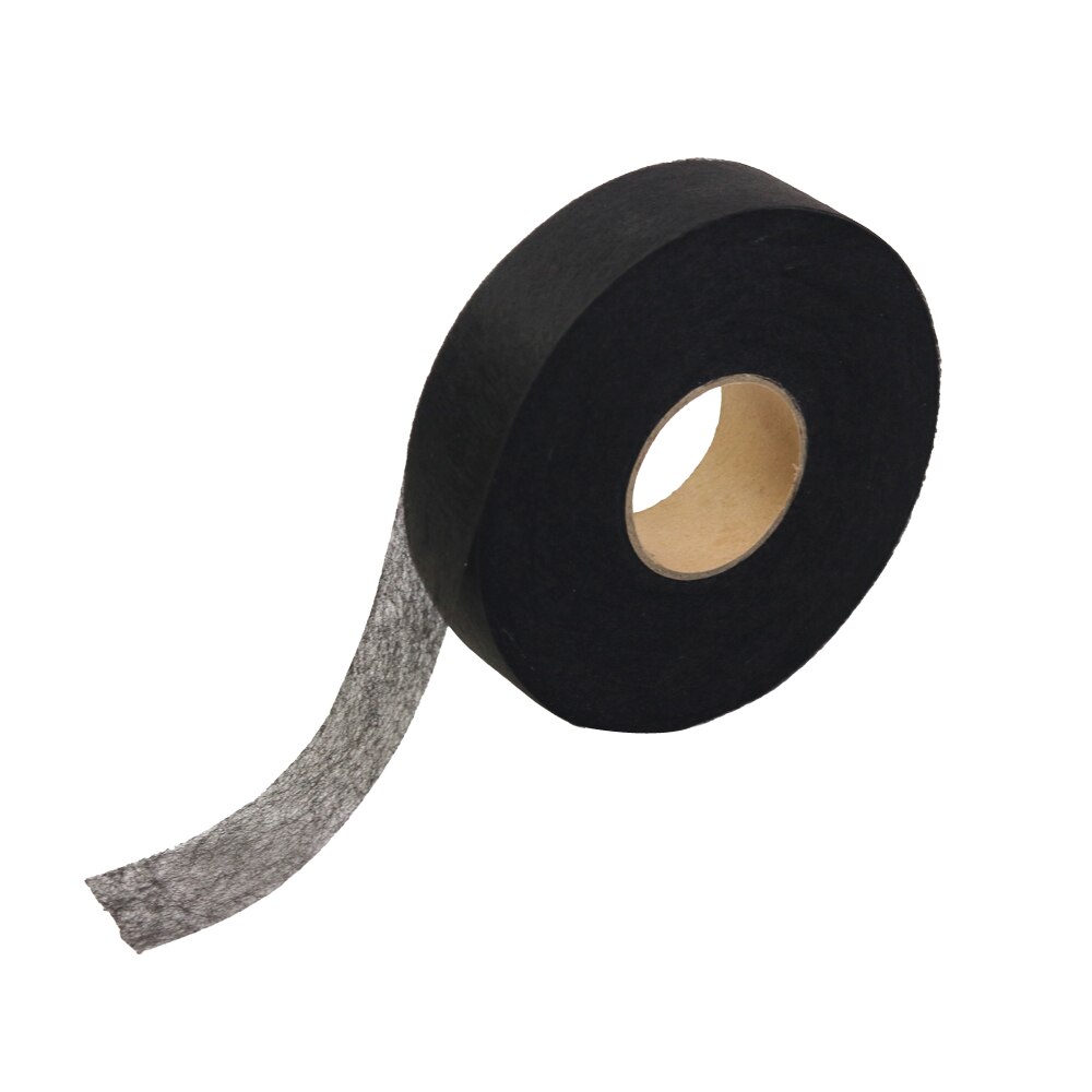 Diy 100m strijkbare zoombanden wonder web smeltlijm kledingaccessoires zwart/wit