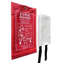 Fire Blanket 47inch*70inch Fire Suppression Blanket for Home Heavy Duty Fiberglass Cloth, Emergency Fire Safety Blanket
