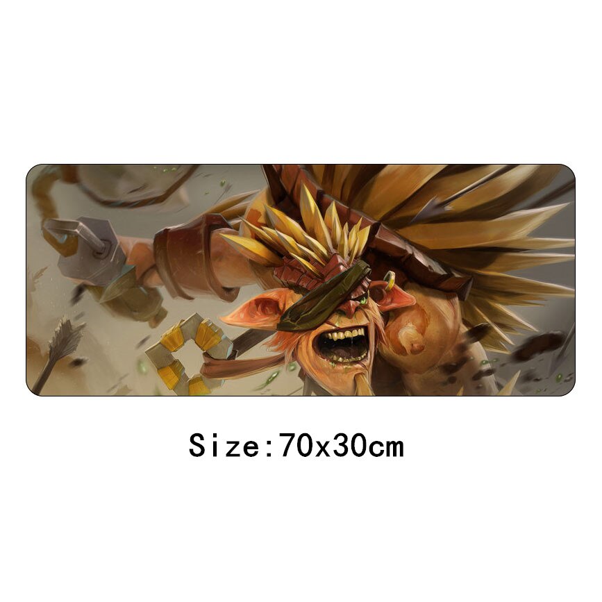 SIANCS de 70x30cm Dota 2 grandes alfombrilla de ratón de goma XL velocidad Gamer Gaming Mousepad ordenador portátil Lockedge de alfombrilla de ratón teclado Pad: model J