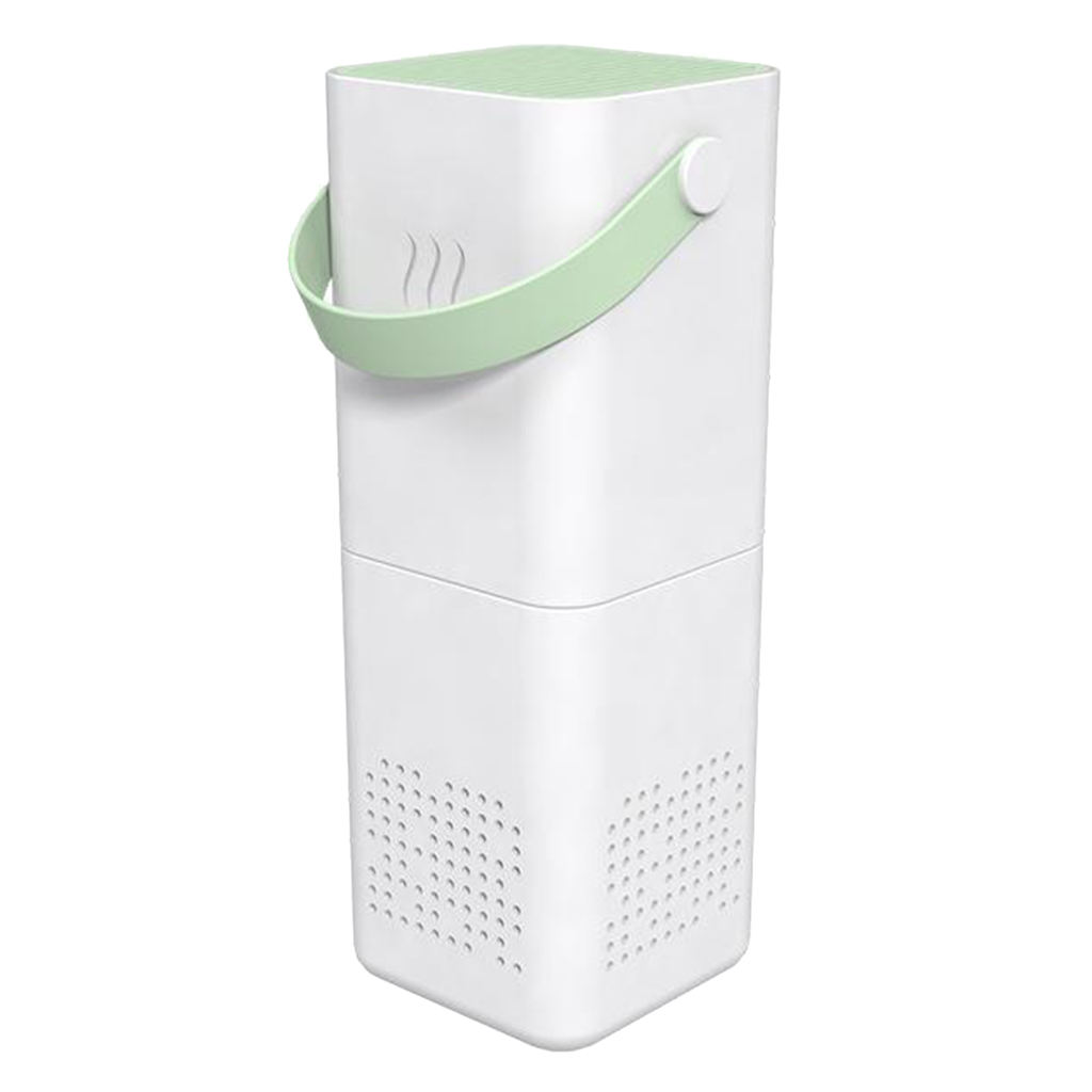 Air Purifier for Home Low Noise Portable Air Purifier Desktop USB Air Cleaner 58x58x150mm: Light Green