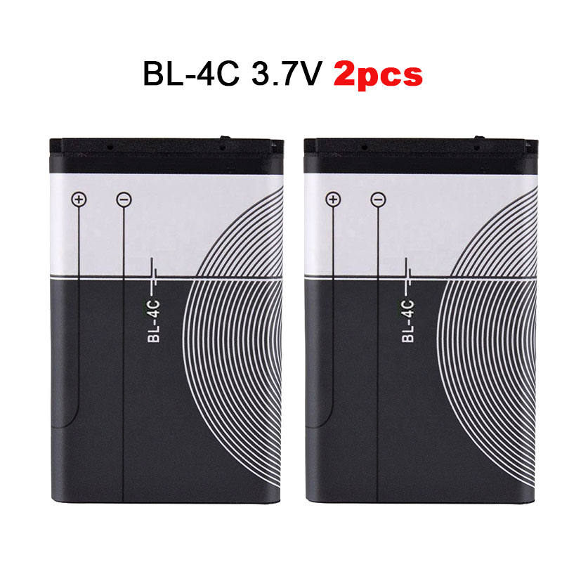 BL-4C Li-Ion Batteri 890mAh 3.7V - For Nokia 6100 6300 7200 2220S C2-05: Himmelblå