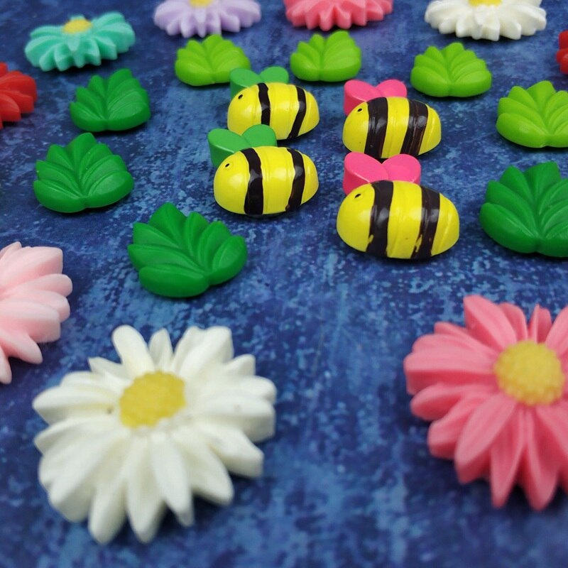 24 pcs/set flower bee series fridge magnet refrigerator magnetic stickers strong neodymium whiteboard magnet home deco