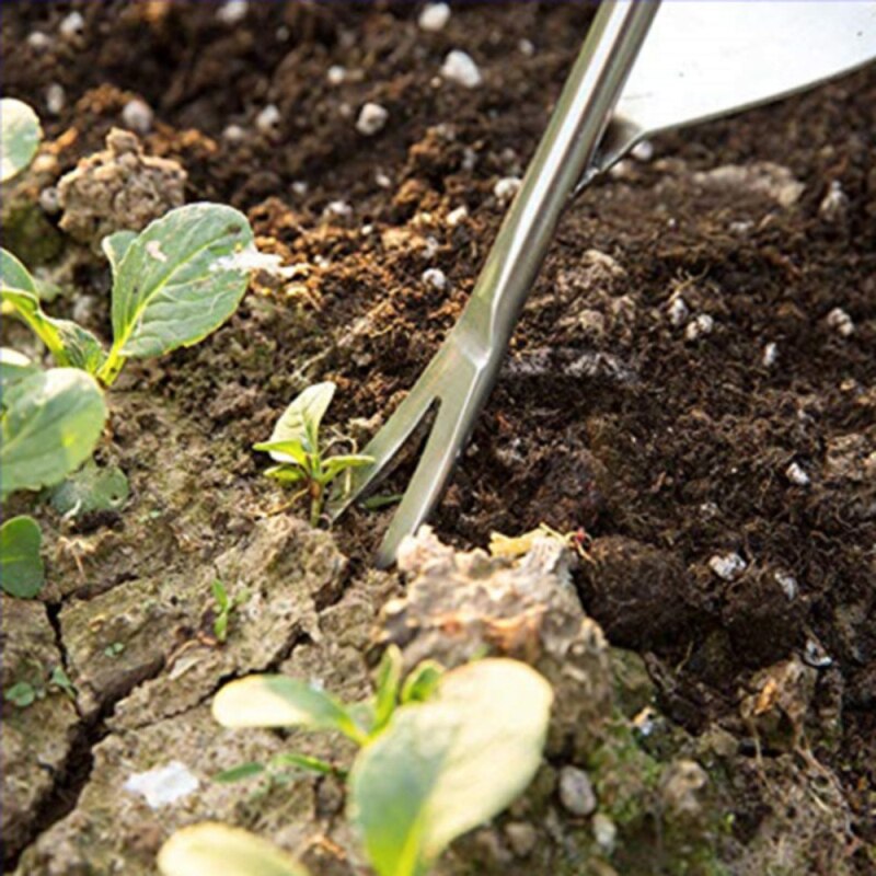 Garden hand tool harrow, ergonomic weeding and sowing tool, garden lawn farmland transfer gardening bonsai tool