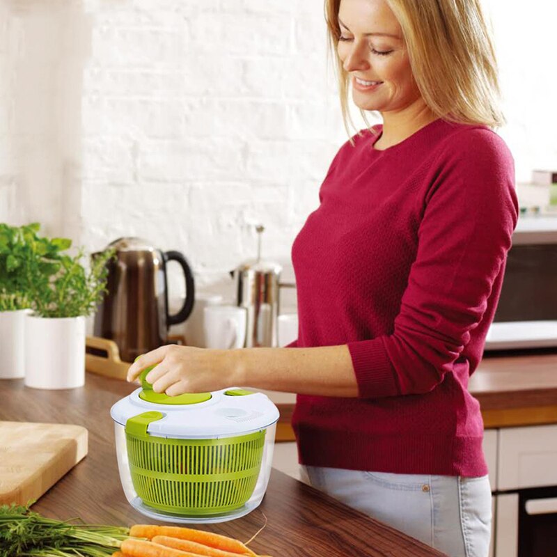 Salad Tools Bowl Jumbo Salad Spinner Kitchen Tools Kitchen Accessories Dryer For Vegatables And Fruits Mixer Gadgets