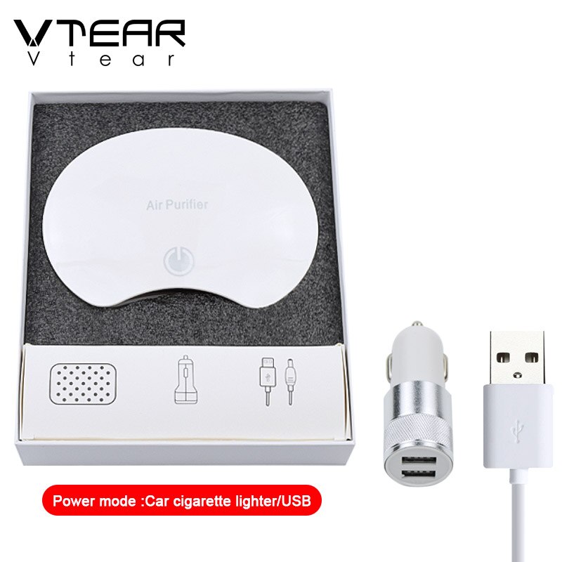 Filtro purificatore d'aria per auto Vtear ionizzatore filtro aria ioni negativi freschi con filtro rimuovi accessori auto formaldeide PM2.5
