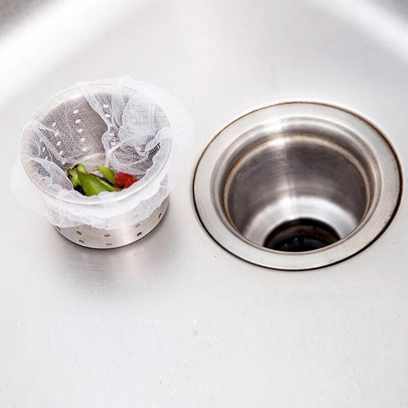 100Stck Filter Küche Liefert Umweltschutz Einweg Müll Tasche Abgelassen Lebensmittel Rückstände Ablauf See Waschbecken Korb