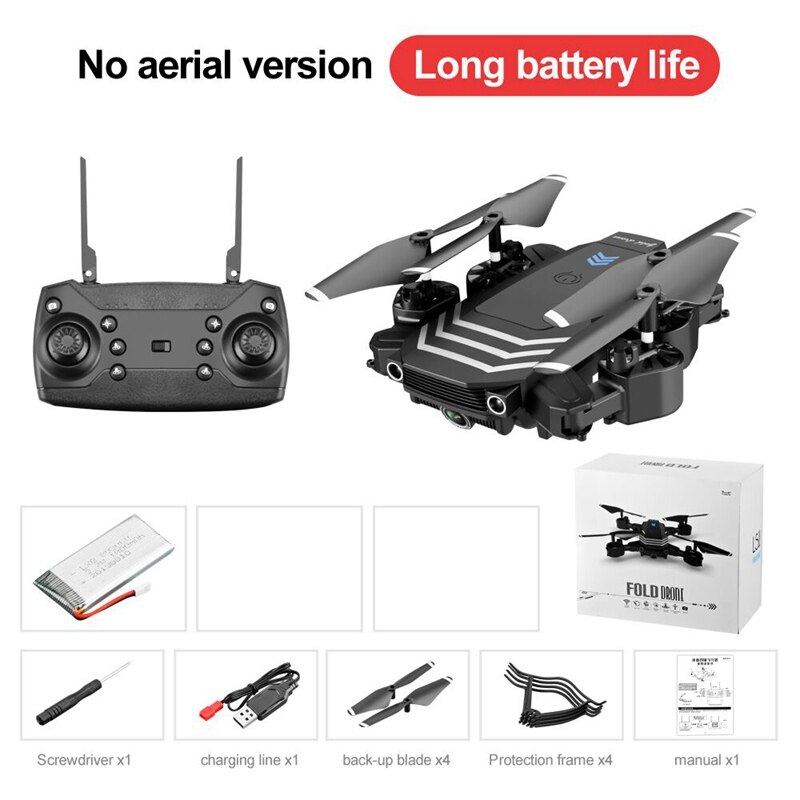 LS11 4K HD Dual Cameras Mini Drone Profissional Folding FPV Quadcopter Drones with Camera Toys for Children RC Quadcopters Toys: LS11 nocamera 1B