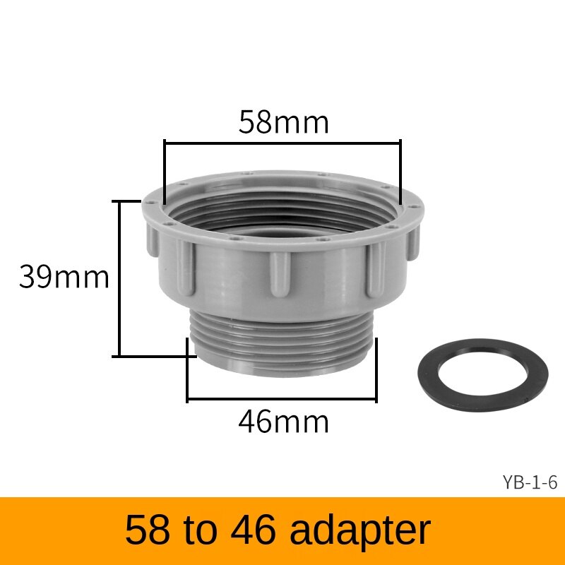 Kitchen Sink Drain Fittings Stainless Steel Dish Basin Sink Drain Pipe Anti-overflow Adapter Connecting Pipe: YB-1-6