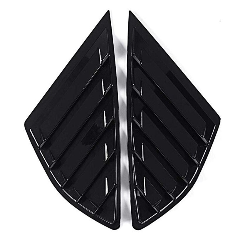 Auto achterpaneel zijventilatie raam lamellen afdekkingen voor ford fusion 4 deurs