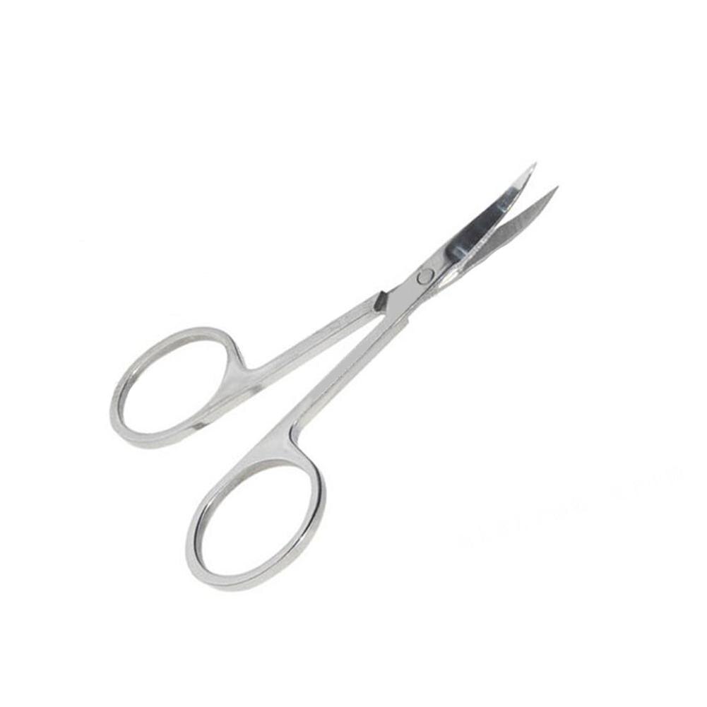Steel Curved Pedicure Scissors Nail Cuticle Dead Scissors Eyebrow Tool Remover Nipper Skin Makeup Nail Beauty Y9J7