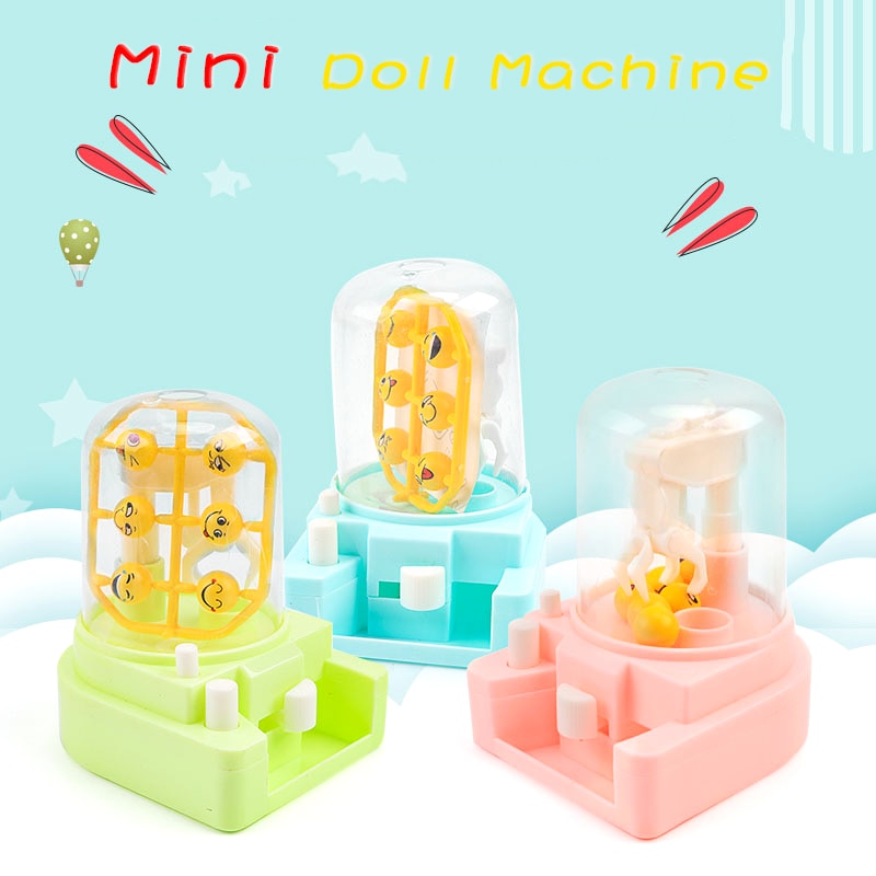 Mini fange dukke legetøj børn sjovt anti-stress legetøj fange kugle klip fange gashapon maskiner interaktivt pædagogisk legetøj børn g