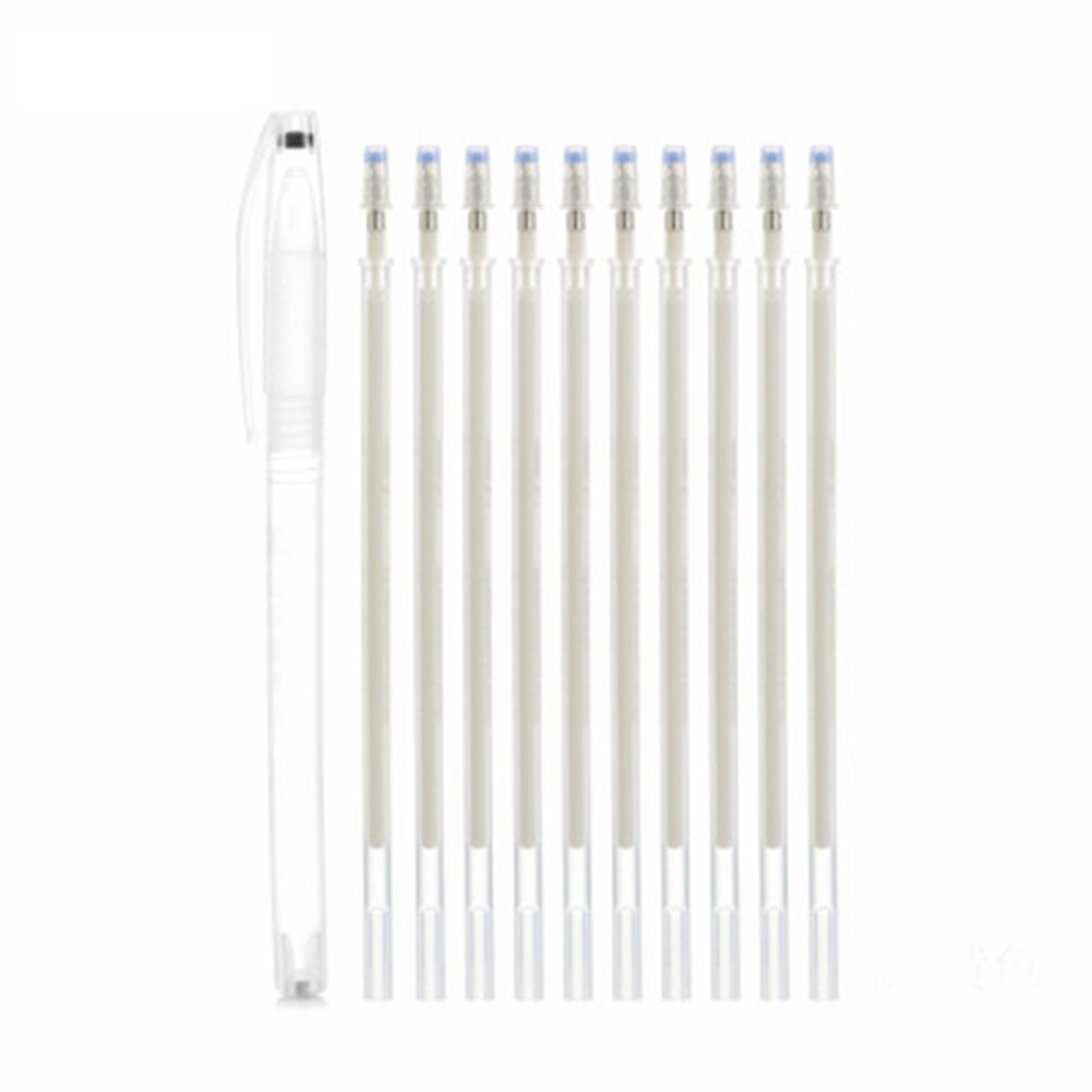 11Pcs/lot DIY Sewing High Temperature Disappearing Pen Fabric Markers Pencil Fade Out for Drawing Lines Disappearing Marker Pens: BE