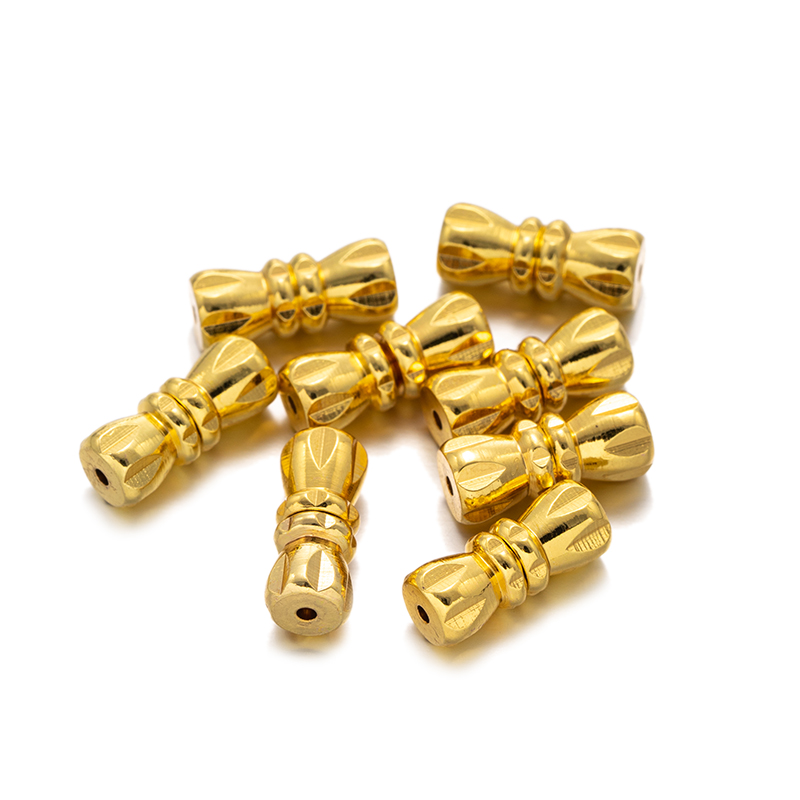 20pcs 12x4mm Brass Screw Clasps Barrel Clasps Cord End Caps Jewelry End Tips Connectors for Bracelet Necklace Making Accessories: Navy