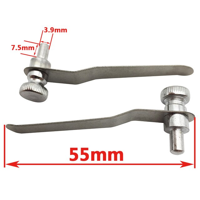 55/67/82mm 2 PCS Biological Stereo Microscope Tablet Clip Slide Clip Stage Specimen Presser