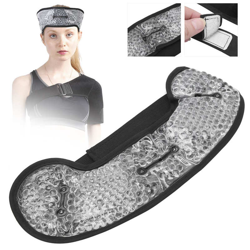 Reusable Head Ice Packs Head Cold Compress Wrap Wearable Migraine Relief Therapy Pack Adjustable Migraine Ice Pack
