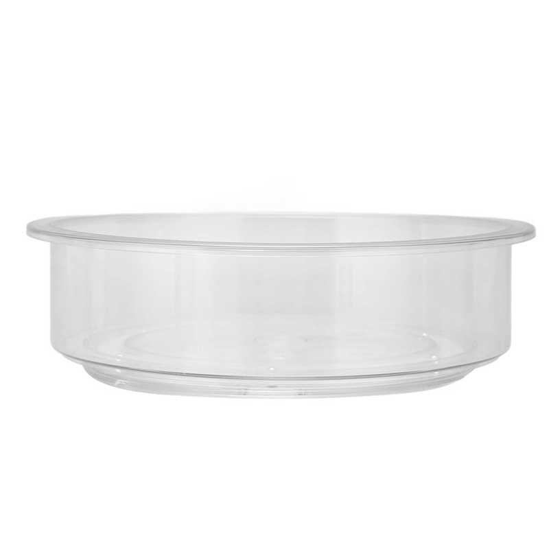 Rotating Cabinet Organizer 360° Rotating Storage Tray Shatter Resistant Large Space for Cosmetics for Condiments