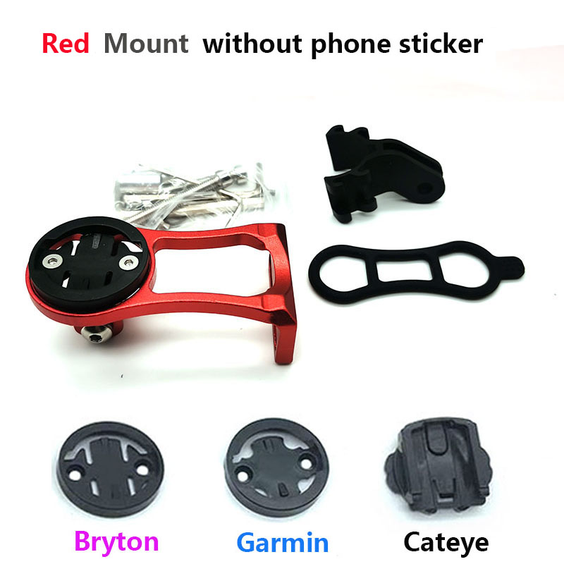 Fiets Camera Houder Aluminium Fietsstuur Mount MTB racefiets Fietsen Beugel f Garmin bryton igp computer telefoon mount: YELLOW