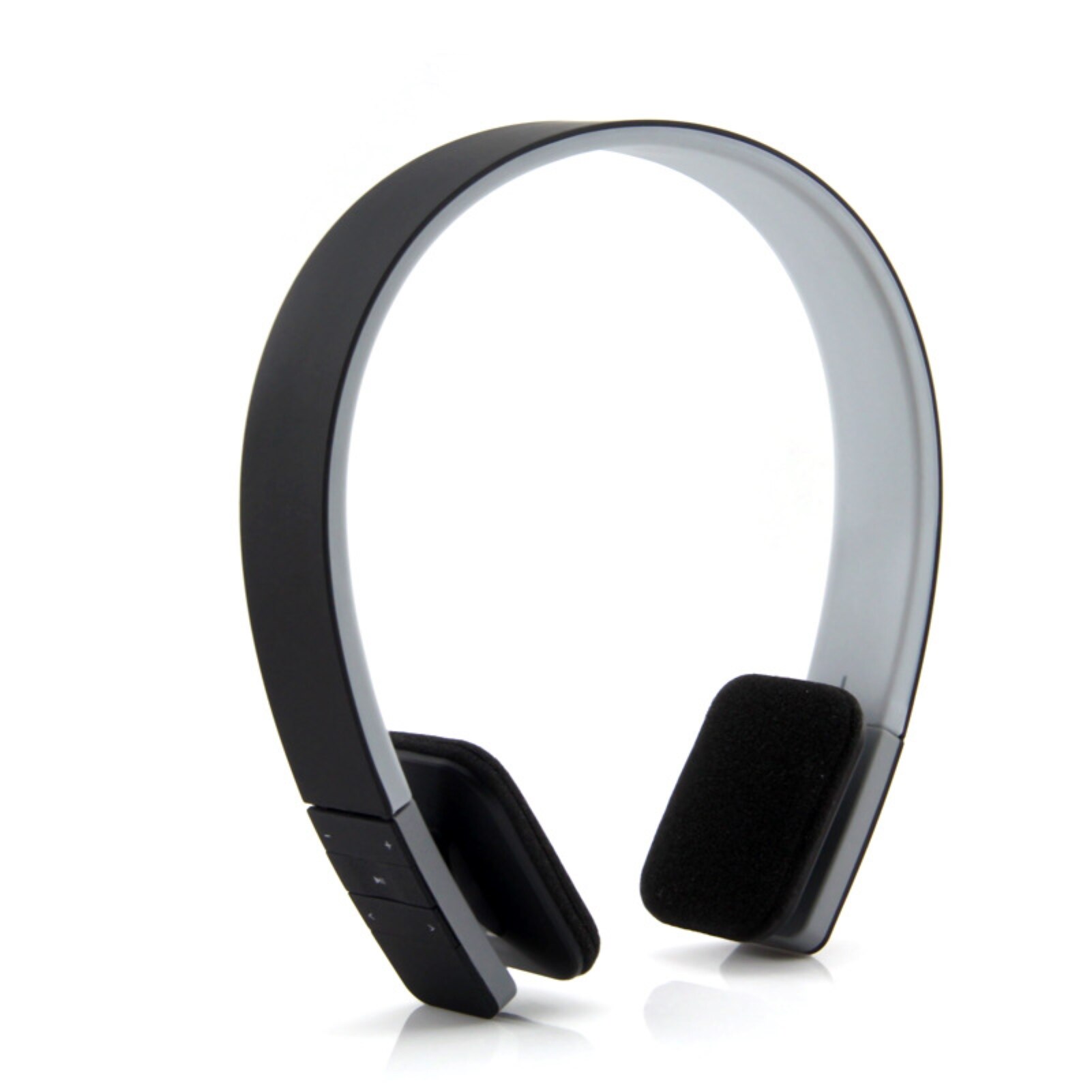 BLUELANS Wireless Headphones - Bluetooth 4.0 - Retractable - Lightweight - With Microphone: Black